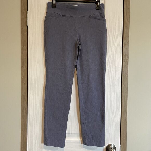 Van Heusen Stretch Pants Women Grey Size 6 Officecore School - Picture 1 of 8